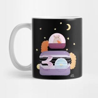 Cute Hamster in Space Cage Mug